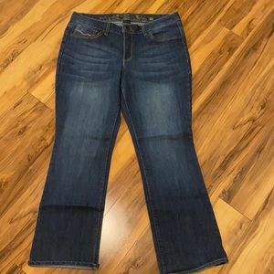 NWOT worn only once, curvy fit. Sz 16p faded glory jeans.  Bootcut